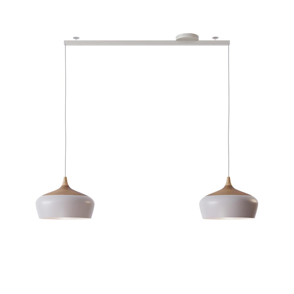 Swing 2 Sistema sospeso 90 cm per due luci sospese