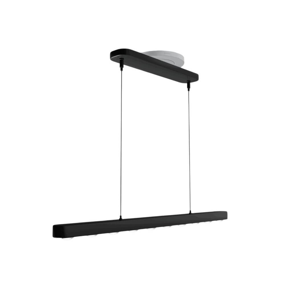 Swing Baldachin Zero für Hängeleuchten in Matt Schwarz, ideal für Pendelleuchten.
