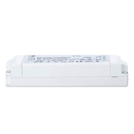 TIP VDE electronic transformer 35-150W 12V 150VA White side view of the product