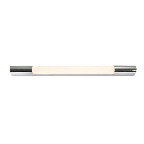 Trukko LED Wandleuchte 60cm 3000K elegante Design-Wandleuchte aus weißem Kunststoff mit Chromdetails