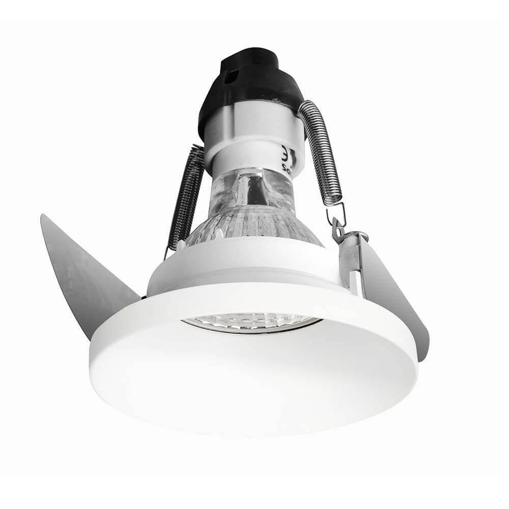 GU10 Einbau-Spot Technical Ø 8,2cm Weiß in elegantem Design mit versenktem Leuchtmittel für individuelle Beleuchtung.