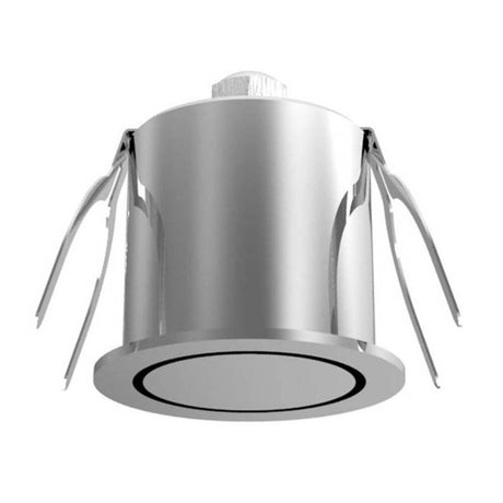 LED Einbau Wand- & Deckenleuchte Technical Ø 4,4cm 2, 5W, 3000K mit verchromtem Gehäuse und montierbaren Halterungen.