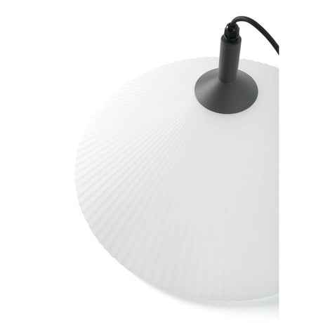 Terrassenleuchte HUE mit Kabelstecker IP65 Grau, Weiß - elegantes Design der Lampenschirm.