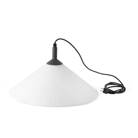 Terrassenleuchte HUE mit Kabelstecker IP65 Grau, Weiß – elegante Außenbeleuchtung mit Kabelstecker in Grau.