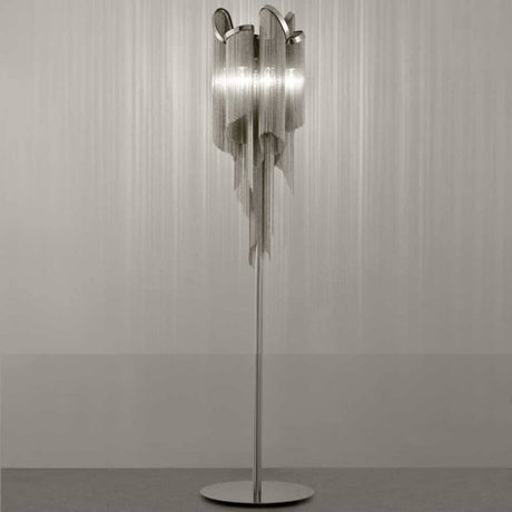 Terzani Stream Design-Stehlampe mit einzigartigem Design und beeindruckendem Lichtspiel in jedem Raum.