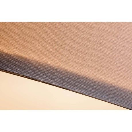 Detailansicht des cremefarbenen Stoffschirms der Tessa Pendelleuchte max.1x60W E27 Creme Stoff