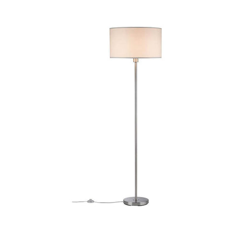 Tessa floor lamp max. 1x60W E27 cream fabric in classic design with textile shade for even light distribution.