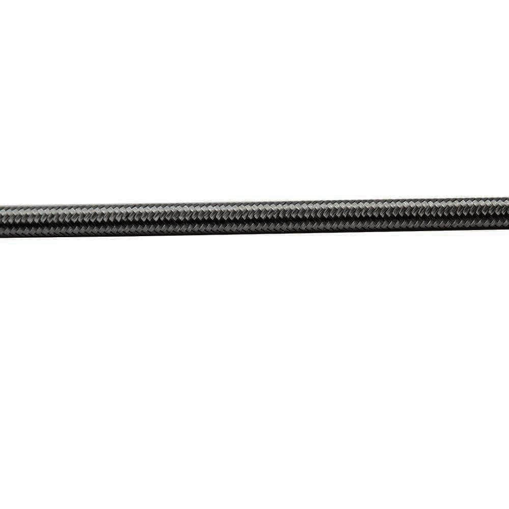 Textilkabel schwarz 2 x 0,75mm 1 Meter - flexibles schwarzes Textilkabel für Lampen und Verhängedosen.