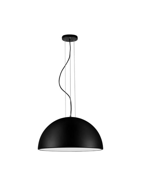 Tholos pendant light E27 3-light Black, White in a modern design, ideal for stylish interiors.