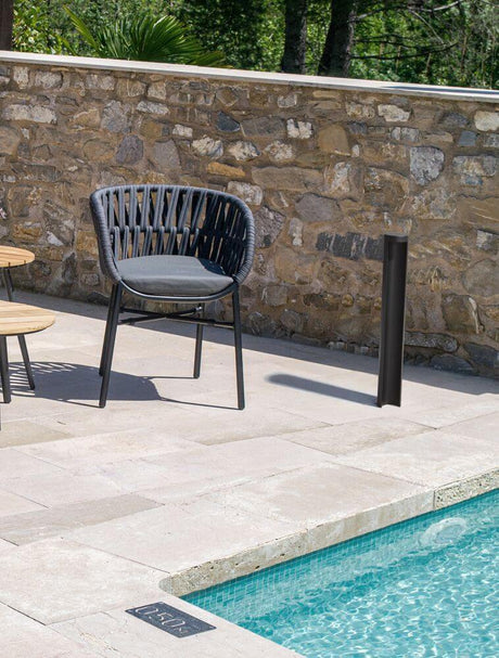 Tien LED Außenwegeleuchte 3000K Schwarz IP54 für Garten, Terrasse und Poolbereich