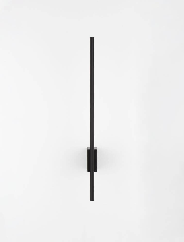 Tien LED Wandleuchte Versetzt 45/15cm 3000K Schwarz von Nova Luce in elegantem Schwarz-Finish.