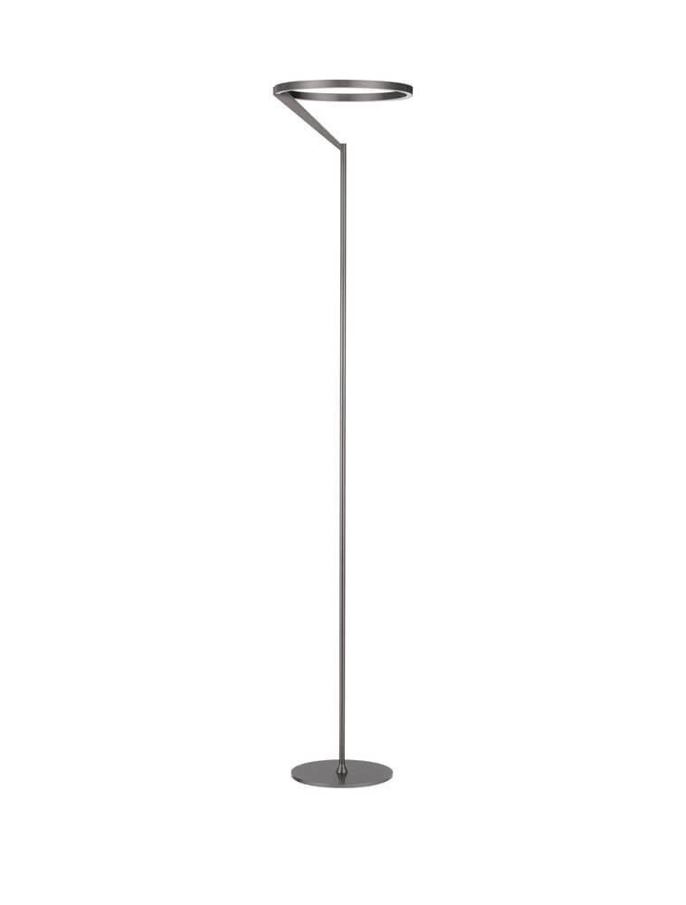 Tilia LED Stehlampe H 168cm 3000K in modernem Design mit Foggy-Nickel-Finish