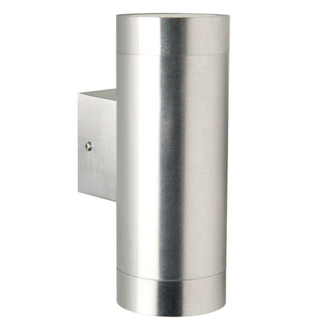 Tin Maxi Außen-Wandleuchte Up&Down IP54 Alu in modernem Design für stilvolle Außenbeleuchtung.