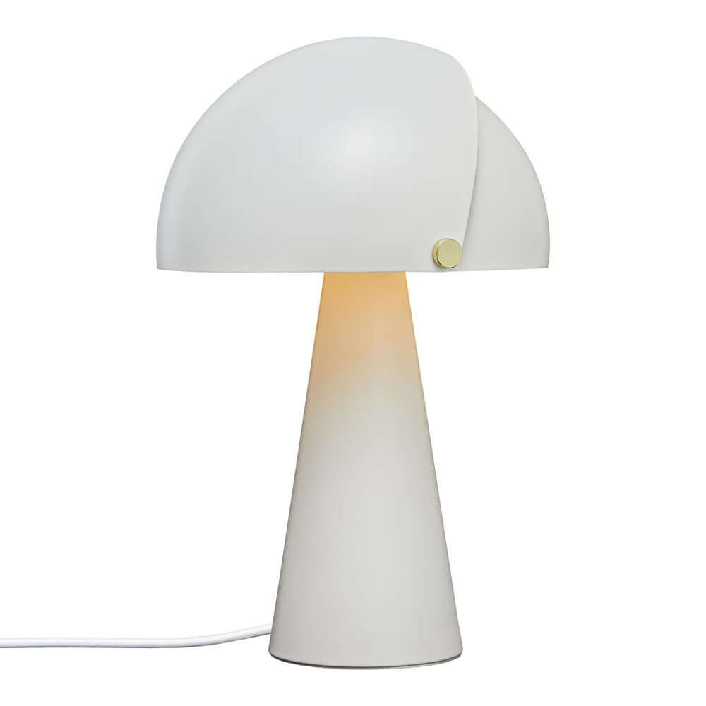 Tischlampe Align mit modernem, elegantem Design und verstellbarem Lampenschirm von Maria Berntsen.