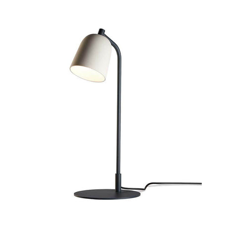 Casablanca bordlampe Clavio Ø 12 cm i moderne design med elegant lampeskjerm og svart fot.