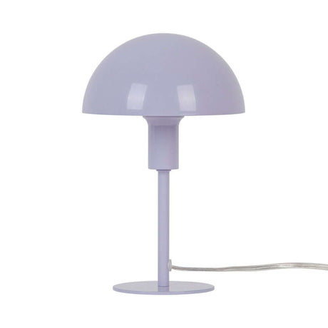 Tischlampe Ellen Mini in lila, ideal für kleine Räume und skandinavisches Design.