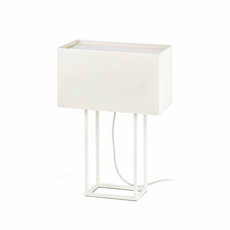 Tischlampe VESPER 2-flammig Weiß, Beige mit modernem Design und eleganter Farbgebung.
