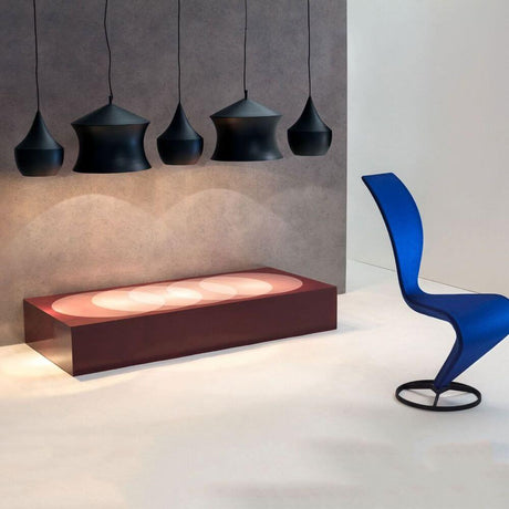 Tom Dixon Beat Fat LED Hängelampe Ø 24cm in einer modernen interior design Umgebung.