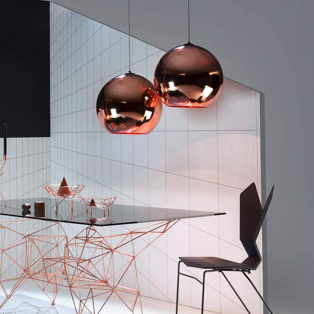 Tom Dixon Copper Round - Suspension boule