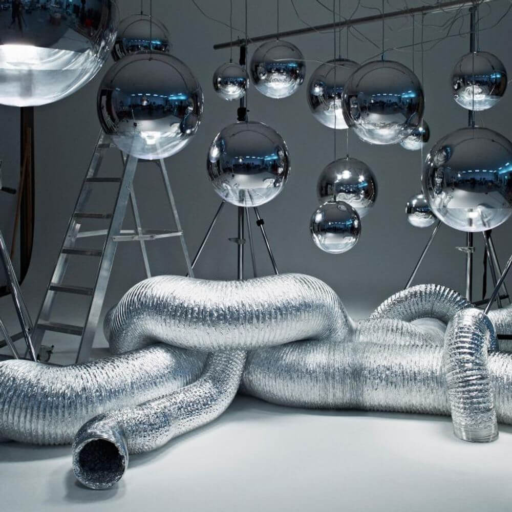 Tom Dixon Mirror Ball LED Spiegelkugel Hängeleuchte