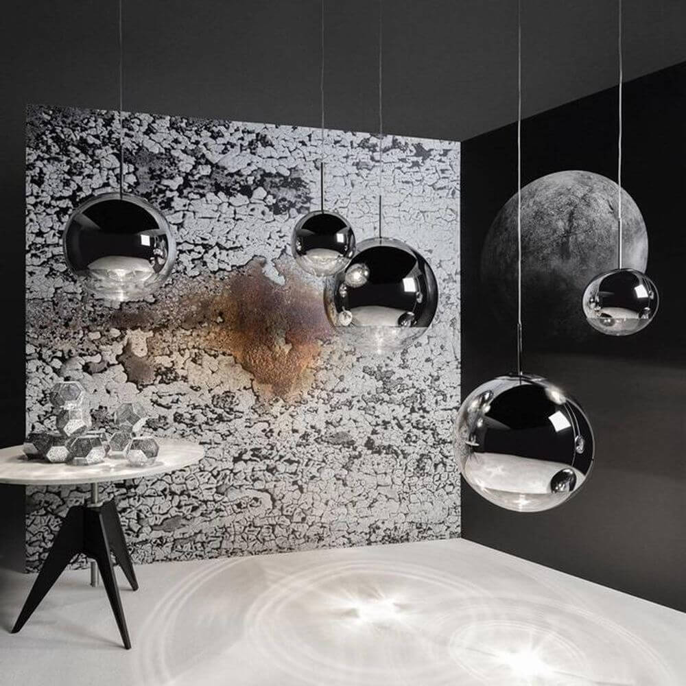 Tom Dixon Mirror Ball LED Spiegelkugel Hängeleuchte