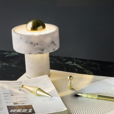 Tom Dixon Stone Tischlampe aus Marmor