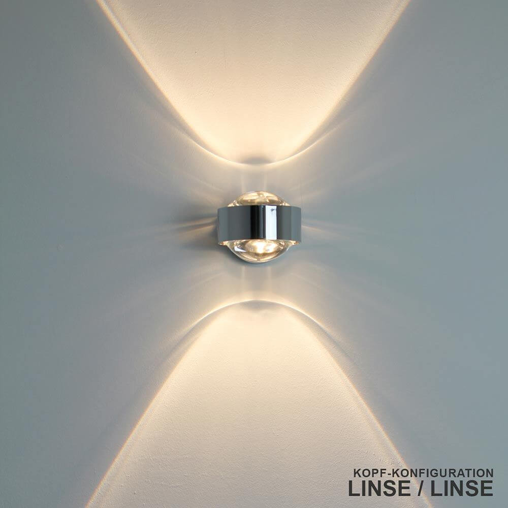Linse/Glas für Puk Maxx - klare Linse, die individuelles Lichtdesign schafft und Raumfokus lenkt.