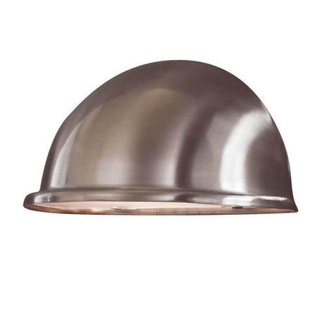 Torino Außen-Wandleuchte Edelstahl, Acrylglas in modernem Design mit gebürsteter Oberfläche.