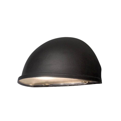 Lampada da parete esterna Torino Nera, in acrilico dal design moderno per aree esterne.