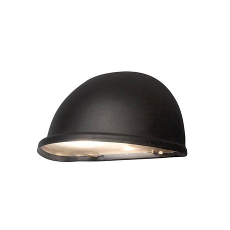 Torino Außen-Wandleuchte Schwarz, Acrylglas in modernem Design mit diffusen Licht.