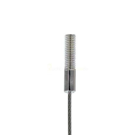 Stål reb Ø 1,5 mm 5 meter med M6 tråd
