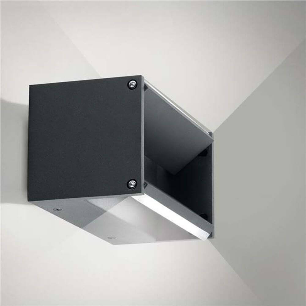Twin LED Außen-Wandleuchte IP54 10W, 600lm , 3000K