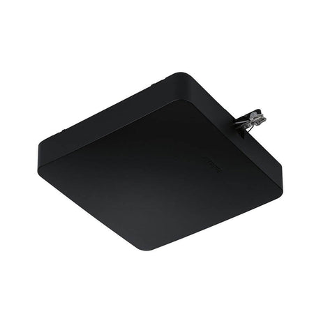U-Rail Einspeisung Smart Home Zigbee Schwarz-Matt, 230V Mitteleinspeisung mit integriertem Steuergerät