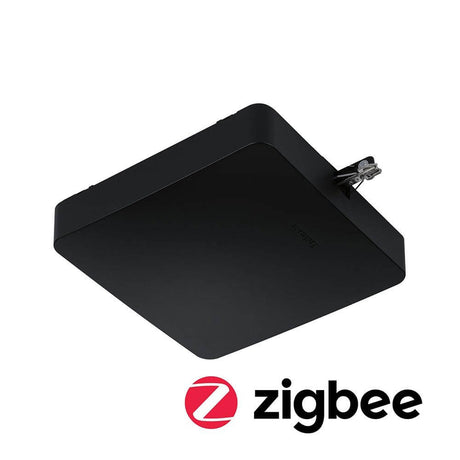 U-Rail Einspeisung Smart Home Zigbee Schwarz-Matt für 230V URail System, schwarz matt