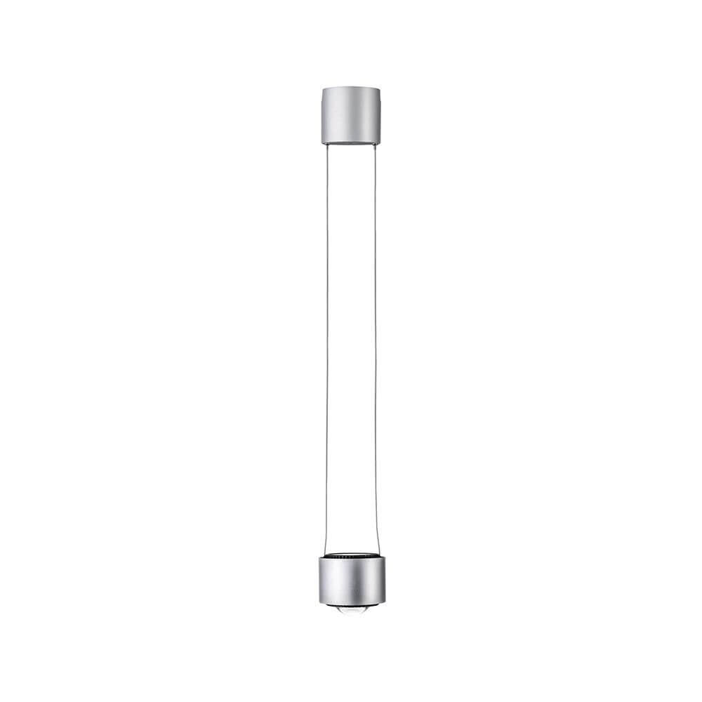 U-Rail LED Pendelleuchte Aldan Chrom-Matt Schwarz mit modernem, elegantem Design und einstellbarer Pendellänge.