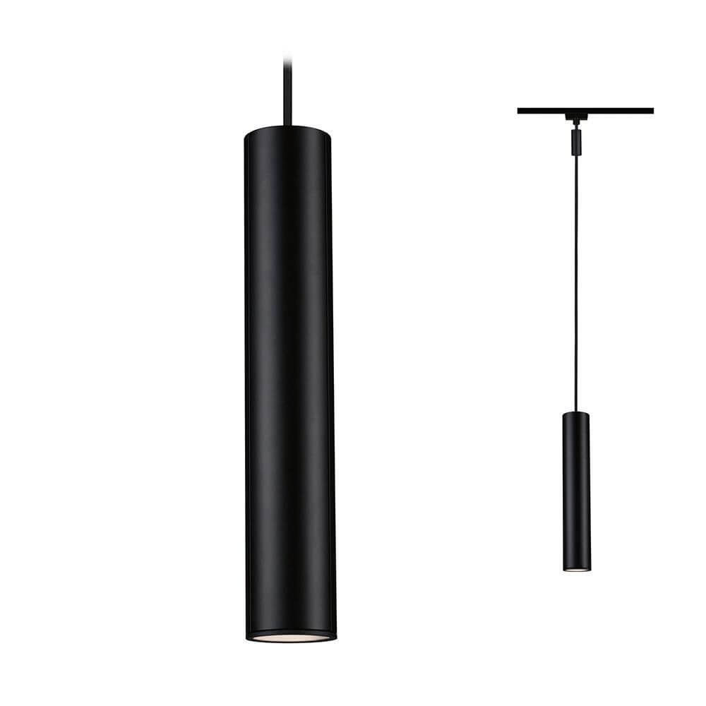 U-Rail Schienen Pendelleuchte Catalejo Schwarz-Matt im eleganten Design, ideal für Wohnstil und gezielte Beleuchtung.