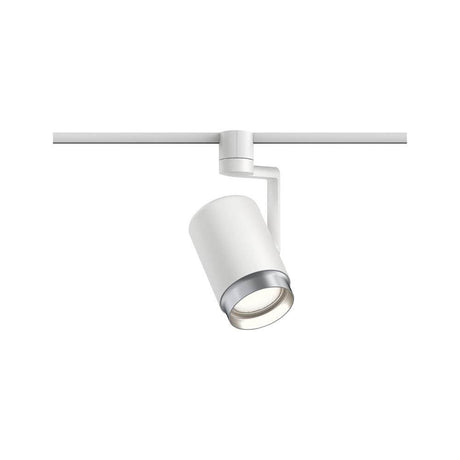 U-Rail track spotlight Asthene single spotlight white mounted on a track, ideal for flexible lighting design.