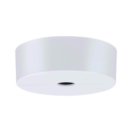 U-Rail Base pour spot individuel sur rail Blanc – suspension ronde blanche pour spot individuel pour URail 230V, notice de montage incluse, 50W, design moderne pour plafond