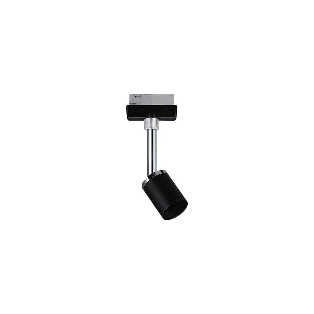 U-Rail Schienenspot Pure II dimmbar in Schwarz-Matt, flexibles Design für verschiedene Leuchtmittel.