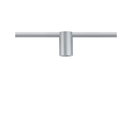 U-Rail Schienenspot Socket Einzelspot Chrom-Matt für URail-System mit E27-Fassung, modern und dimmbar
