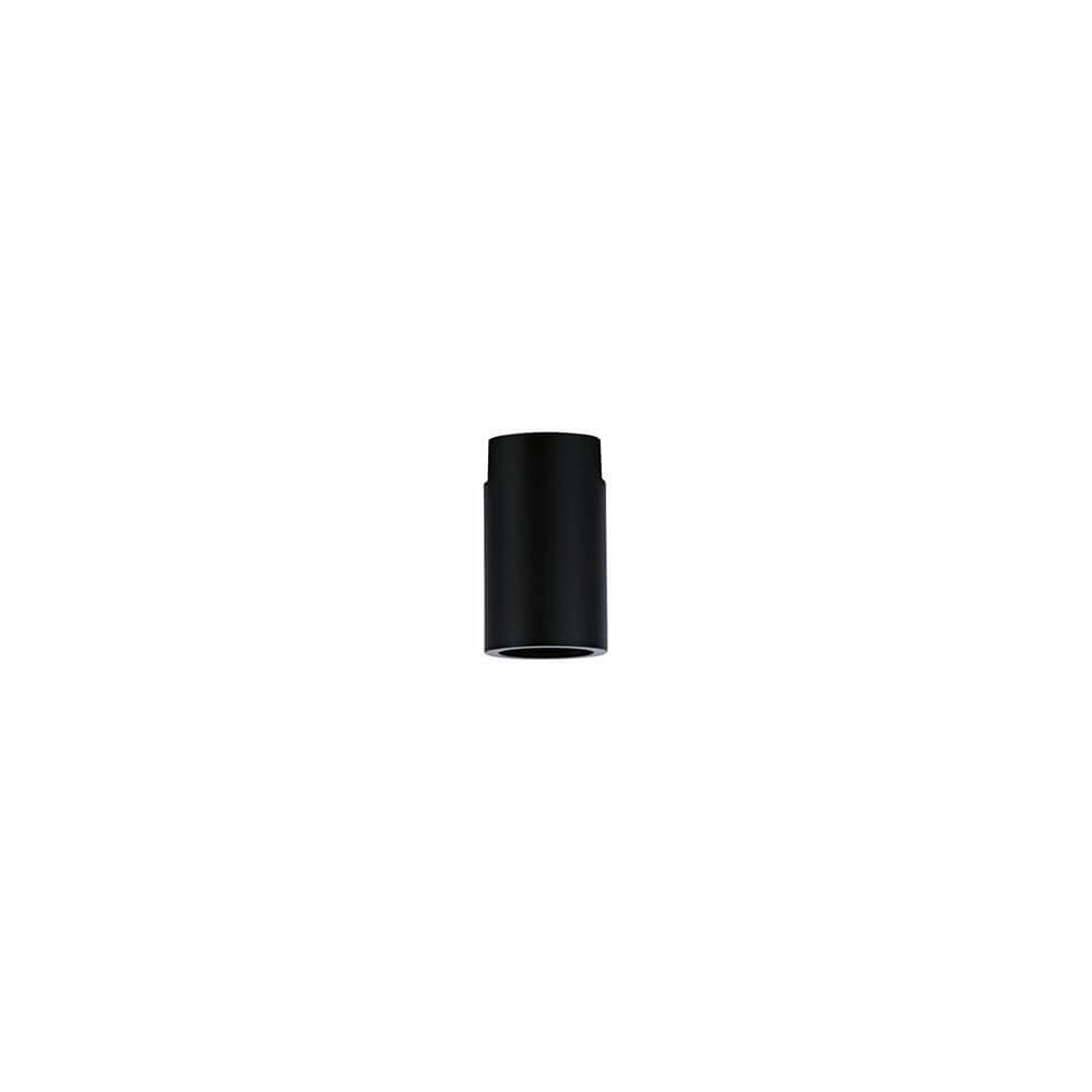 U-Rail Schienenspot Socket Einzelspot Schwarz schwerer Metall Socket für dekorative Leuchtmittel.