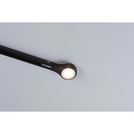 U-Rail Verbinder Endkappe 12,3x5,7cm Schwarz für URail Schienensystem, dimmbare LED Endkappe