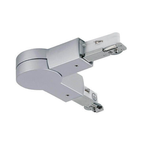 U-Rail Verbinder Gelenk Chrom-Matt für flexible Schienenverbindung bis 90° in modernem Chrom-Matt Design