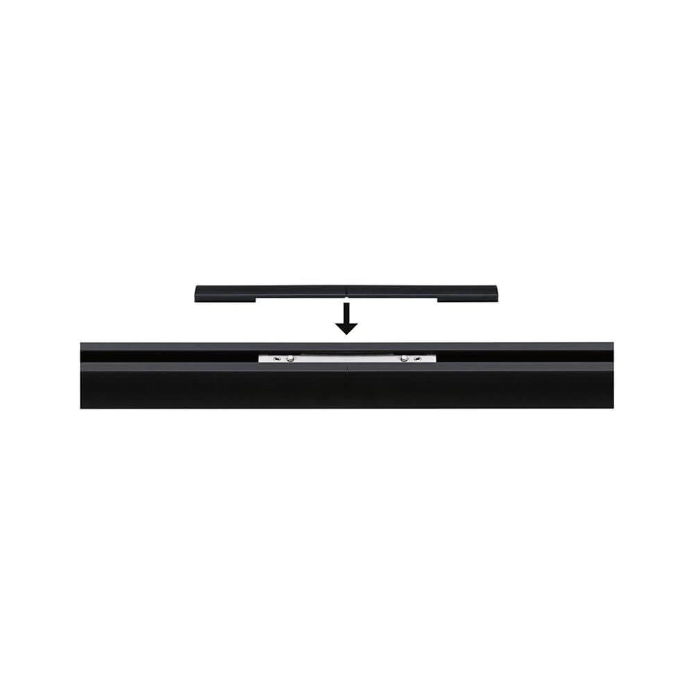 U-Rail Zubehör Connector-Inlay Schwarz für nahtlosen Einsatz im URail-System.