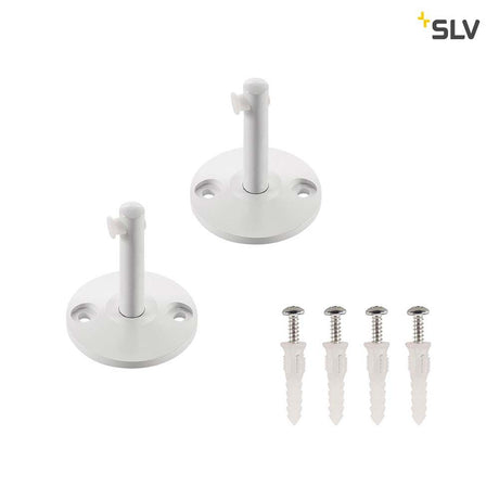 Deflector for Tenseo low-voltage cable system short white 2 pieces - set consisting of 2 deflectors and 4 screws.