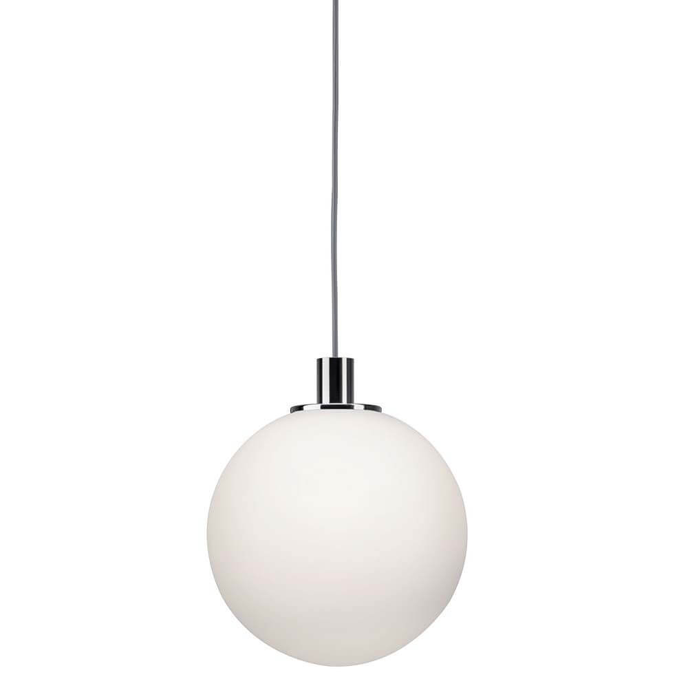 URail 2Easy Alari max.20W Opal 300mm - elegante Kugelleuchte aus opalem Vollglas für blendarmes Licht.