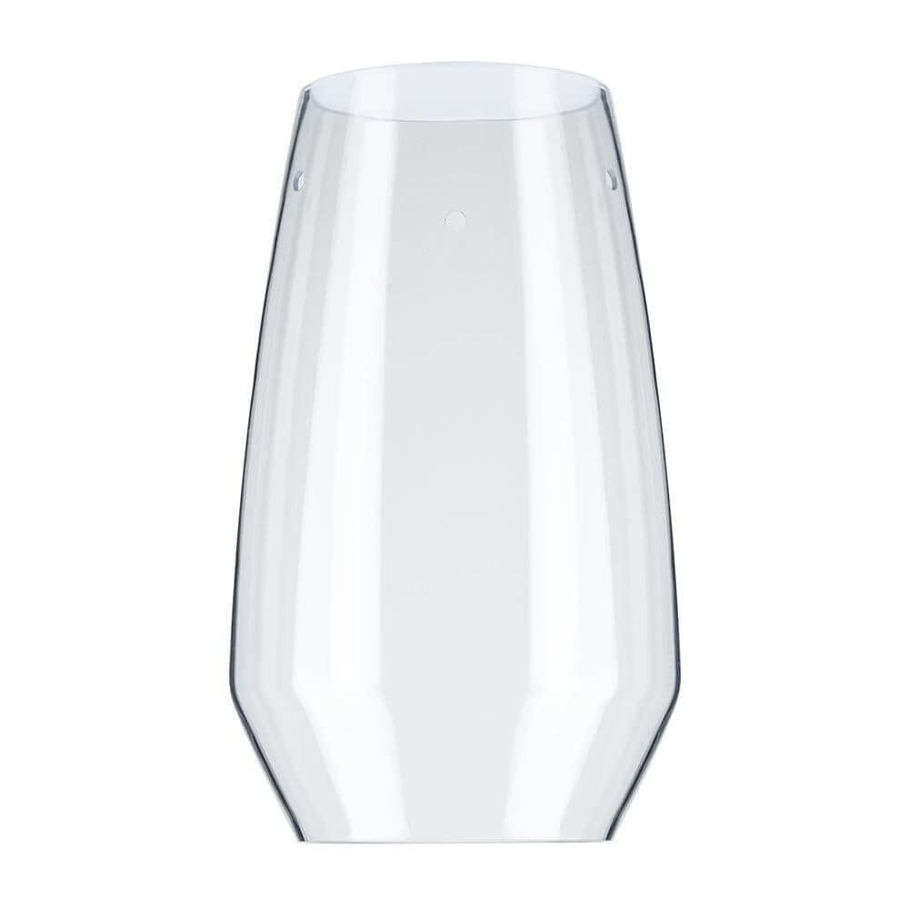 URail 2Easy Schirm Vento Klar max. 50W - Eleganter, transparenter Vollglasschirm für stilvolle Beleuchtung.