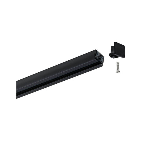 URail Endkappen 2er-Pack Schwarz - Endkappen und Schraube für URail Installation in Schwarz