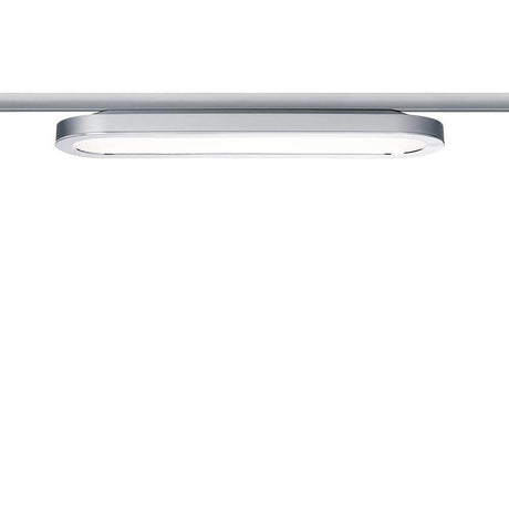 URail LED Panel Loop 7W montiert im URail 230V-Schienensystem für blendfreies Licht.