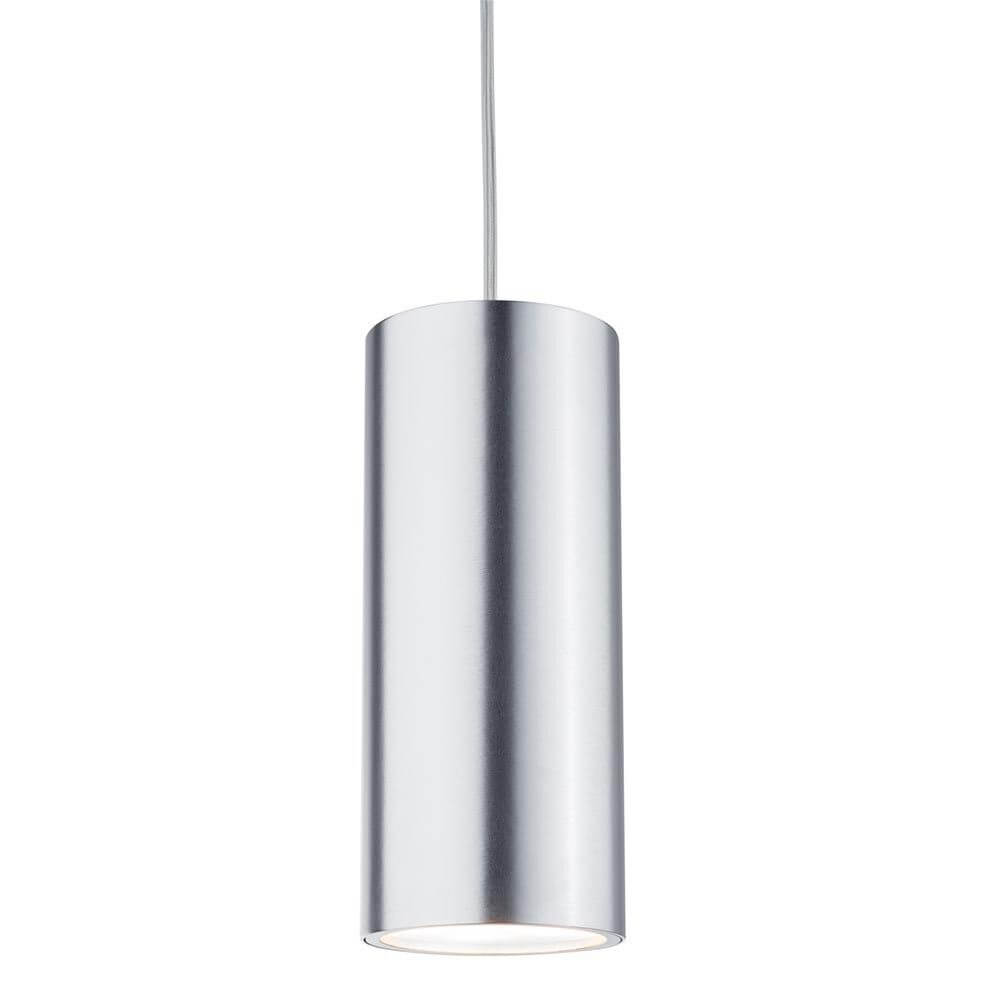 URail LED Pendel Barrel 6W in Silberfarben mit modernem Design, ideal für individuelle Lichtsysteme.